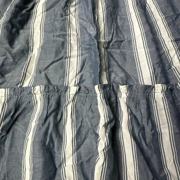 Express Women’s Striped Skirt Blue and white Ruffle Skirt Size S New - Picture 11 of 15